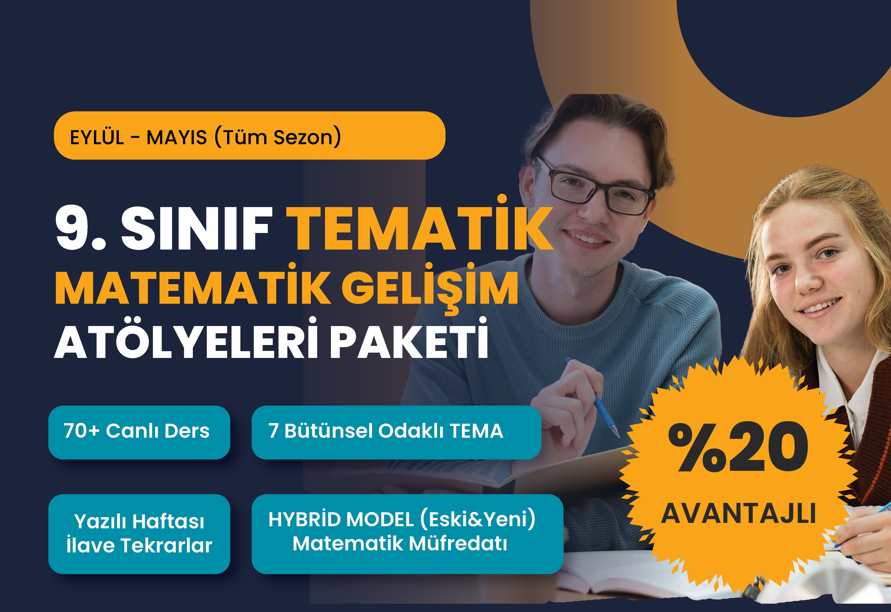 9 Sınıf Tematik Matematik Gelişim Atölyesi Tüm Sezon Paketi